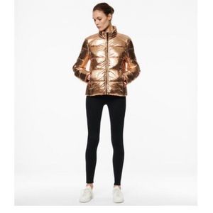 Marc New York copper gold Puff jacket